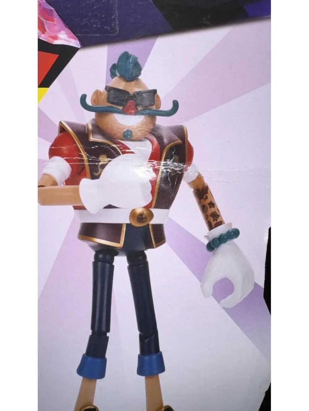 Netflix Sonic Prime Dr. Deep New York City Action Figure 2023 NEW Box Damage